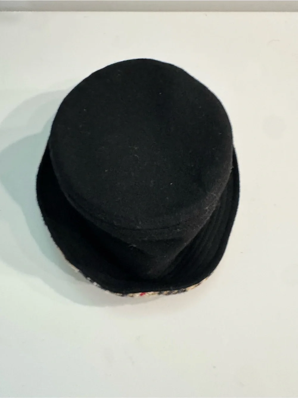 Kids Burberry Hat with Plaid Brim